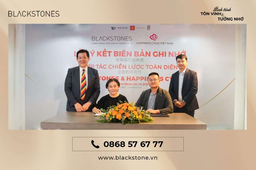 Lễ kí kết biên bản ghi nhớ hợp tác chiến lược toàn diện giữa Blackstones & Happiness Cycle